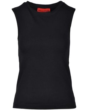 Wild Cashmere Sleeveless Tops - Black