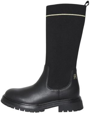 Tommy Hilfiger High Boots - Zwart