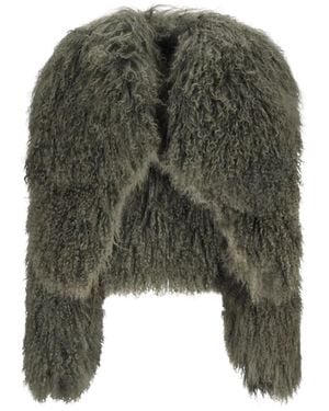 The Attico Stylische Bomberjacke Für Männer - Grün
