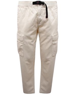 AFTER LABEL Slim-Fit Trousers - Natural