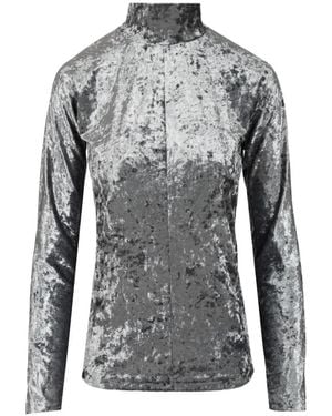 forte_forte Long Sleeve T-Shirts - Grey