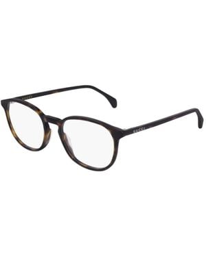 Gucci Accessoires ,Bruin ,Gg 0551O Optisch Montuur - Zwart