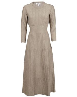 CASASOLA Midi Dresses - Natural