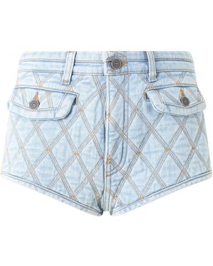 DIESEL Helle Jeansshorts - Blau