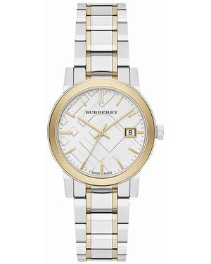 Burberry Accessoires ,Grijs ,Bu 9115 Horloge - Metallic