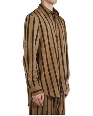 Uma Wang Casual Shirts - Brown