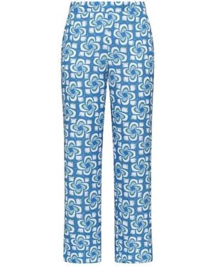 Maliparmi Straight Trousers - Azul