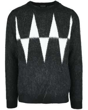 CoSTUME NATIONAL Round-Neck Knitwear - Black