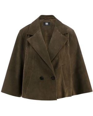 Riani Leather Jackets - Grün