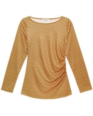 Maliparmi Long Sleeve T-Shirts - Brown