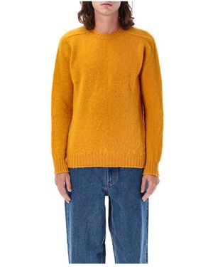 Howlin' Round-Neck Knitwear - Orange