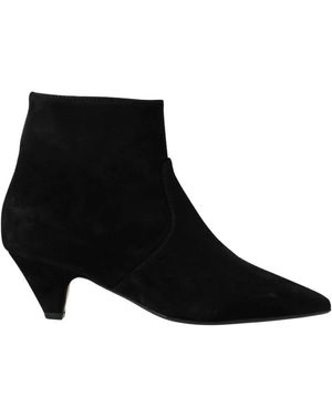 Anna F. Schoenen ,Zwart ,Suède 9760 Enkellaars