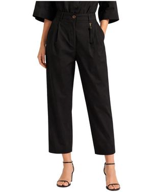 Seventy Cropped Trousers - Negro