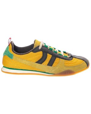 Coolway Schoenen ,Veelkleurig ,Leer Nilo Mos W Veterschoen - Geel