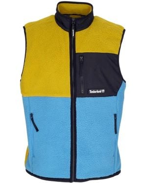 Timberland Sherpa Fleece Vest - Blue