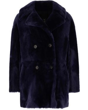 Blancha Faux Fur & Shearling Jackets - Blue