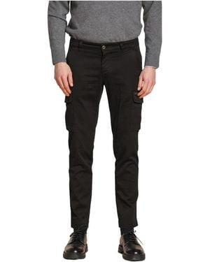Mason's Slim-Fit Trousers - Black