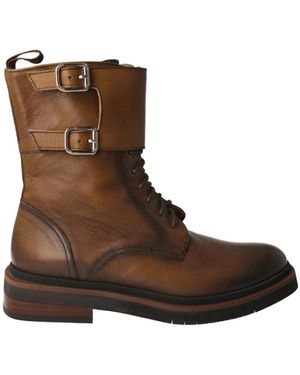 Calce Lace-Up Boots - Marrone