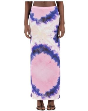 Rabanne Maxi Skirts - Purple
