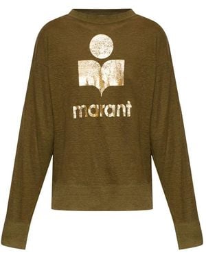 Isabel Marant Klowia T-Shirt - Grün
