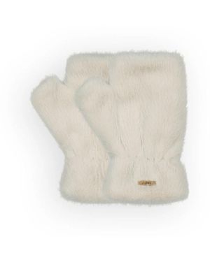 Barts Accessoires ,Polyester Britamu Vingerloze Handschoenen - Wit