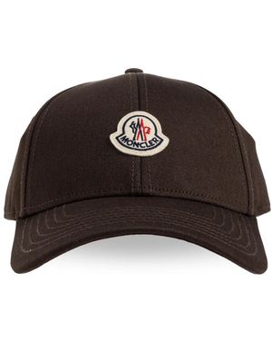 Moncler Accessoires ,Bruin ,Katoen Baseball Cap