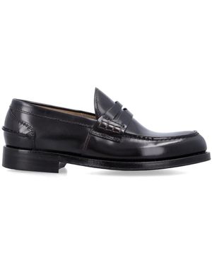 Green George Loafers - Black