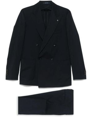 Tagliatore Single Breasted Suits - Black