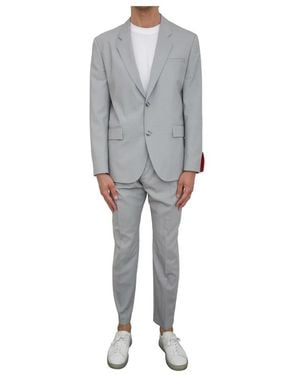 HUGO Single Breasted Suits - Grijs