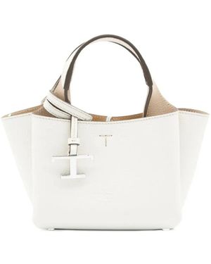 Tod's Tassen ,Wit ,Leer Micro Leren Tas