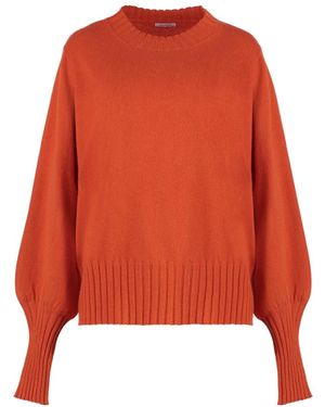 Malo Cashmere Knitwear - Orange