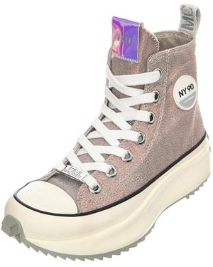 Steve Madden Scarpe Stringate Profilo Alto - Mettallic