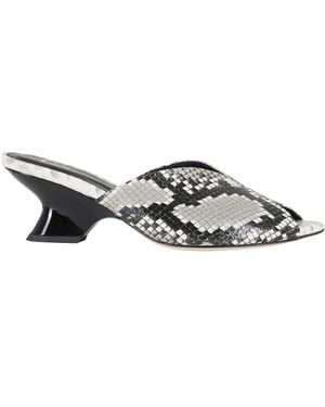 Giampaolo Viozzi Heeled Mules - Grigio