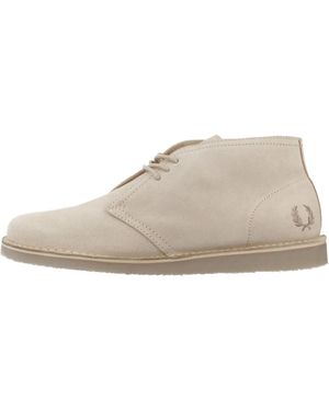 Fred Perry Ankle Boots - Natur