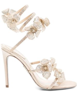 Rene Caovilla High Heel Sandals - Bianco
