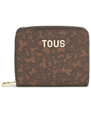 Tous Kaos Mini Lines Geldbörse - Braun