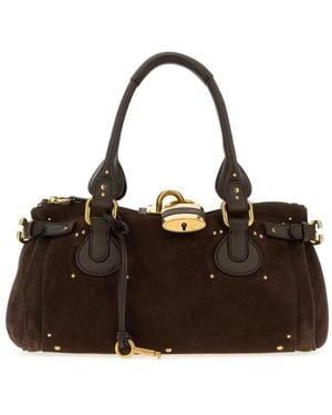 Chloé Paddington Bag - Braun