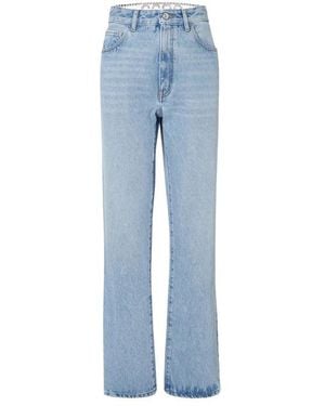Gcds Straight Fit Jeans - Blue