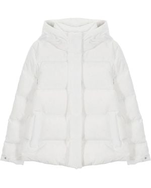 Duvetica Chaqueta De Plumón Marfil Claro Reski Ds, Mujer, Talla - Blanco