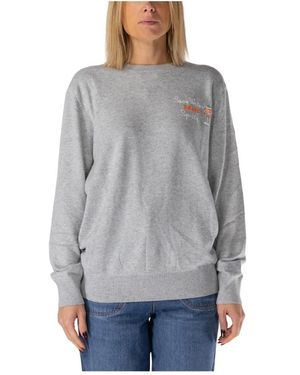 Mc2 Saint Barth Round-Neck Knitwear - Grigio