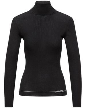 Moncler Turtlenecks - Negro