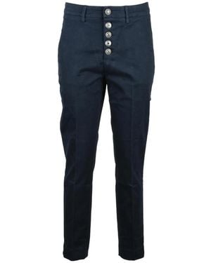 Dondup Slim-Fit Trousers - Blu