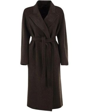 Max Mara Belted Coats - Negro