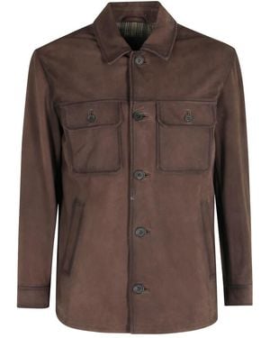Stewart Leather Jackets - Marron