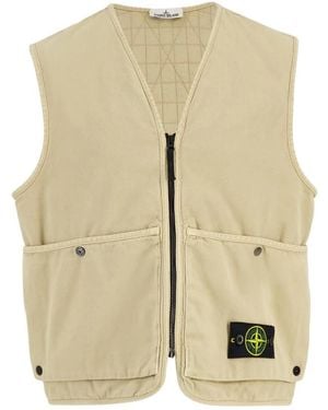 Stone Island Vests - Naturel
