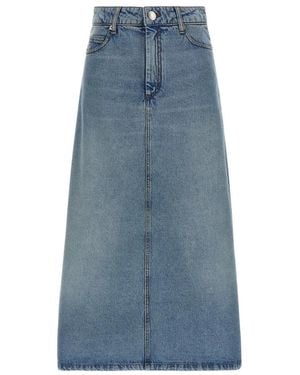 Ami Paris Denim Skirts - Bleu