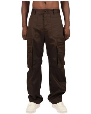 Nine:inthe:morning Straight Trousers - Brown