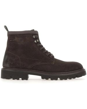 HUGO Lace-Up Boots - Brown