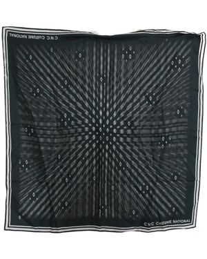 CoSTUME NATIONAL Silk Scarves - Black