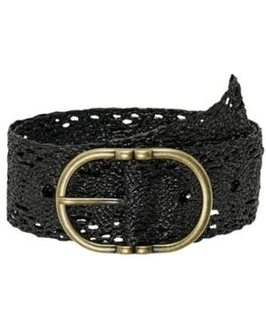 ONLY Accessoires ,Zwart ,Zwarte Riem Met Gespsluiting